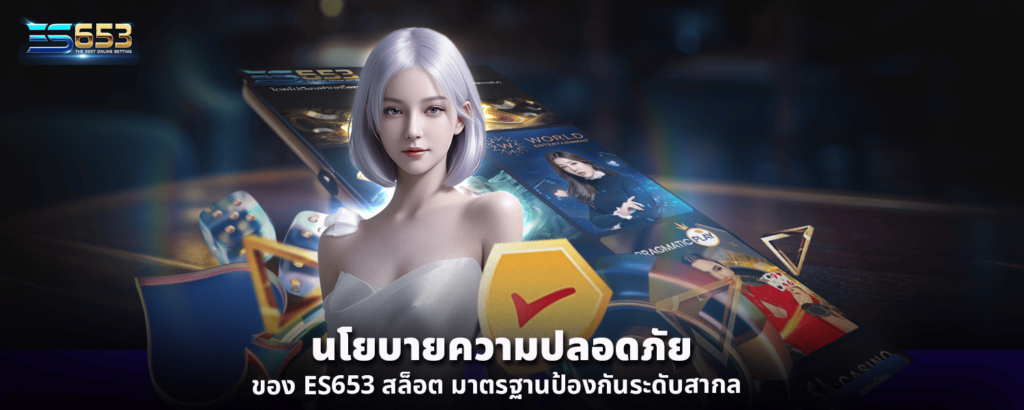 นโยบายความปลอดภัยของ ES653 สล็อต มาตรฐานป้องกันระดับสากล
